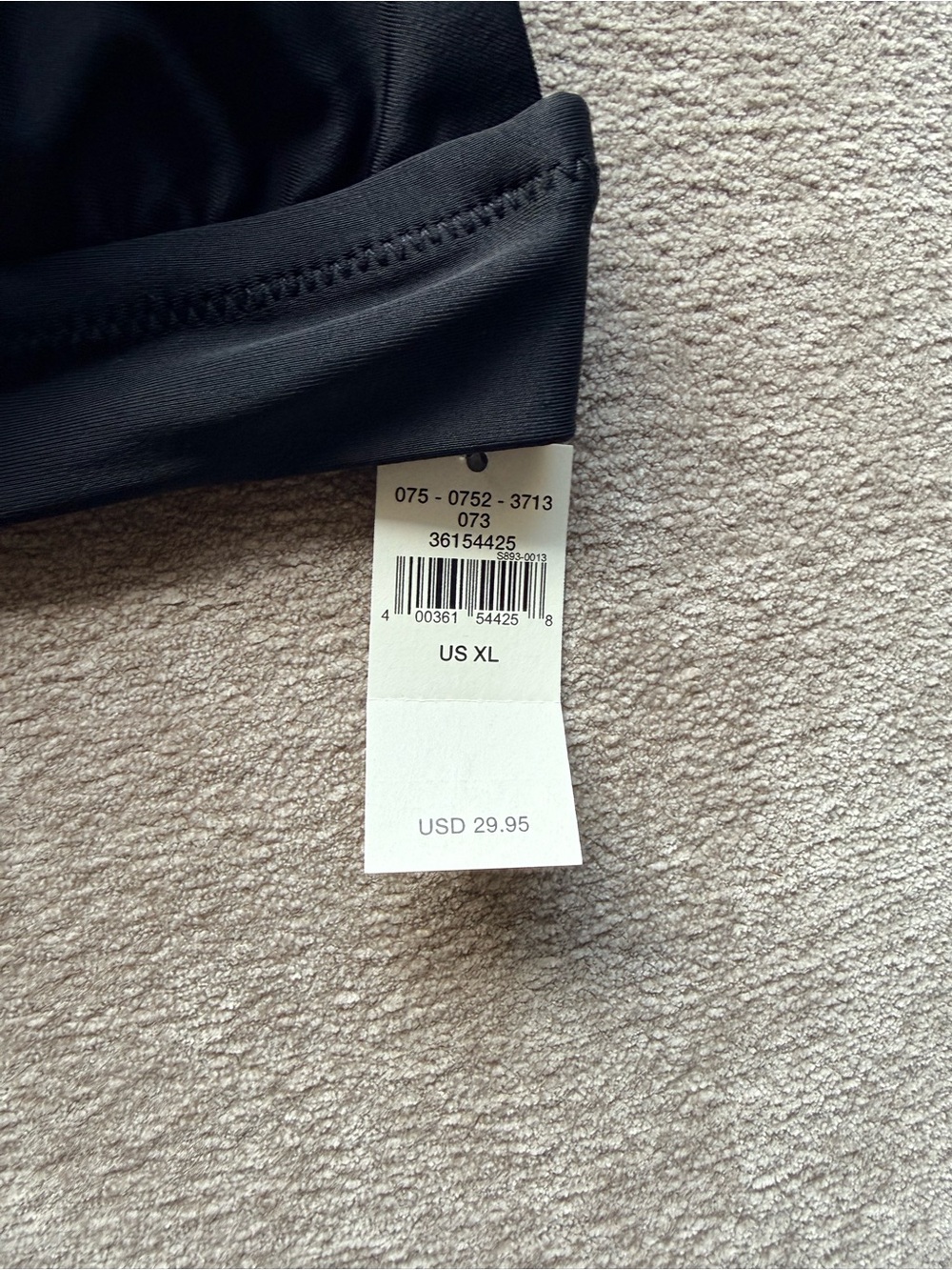 Aerie Black Women's Bikini Set - Classic Two-Piece Swimwear Size XL NWT - Picture 5 of 6